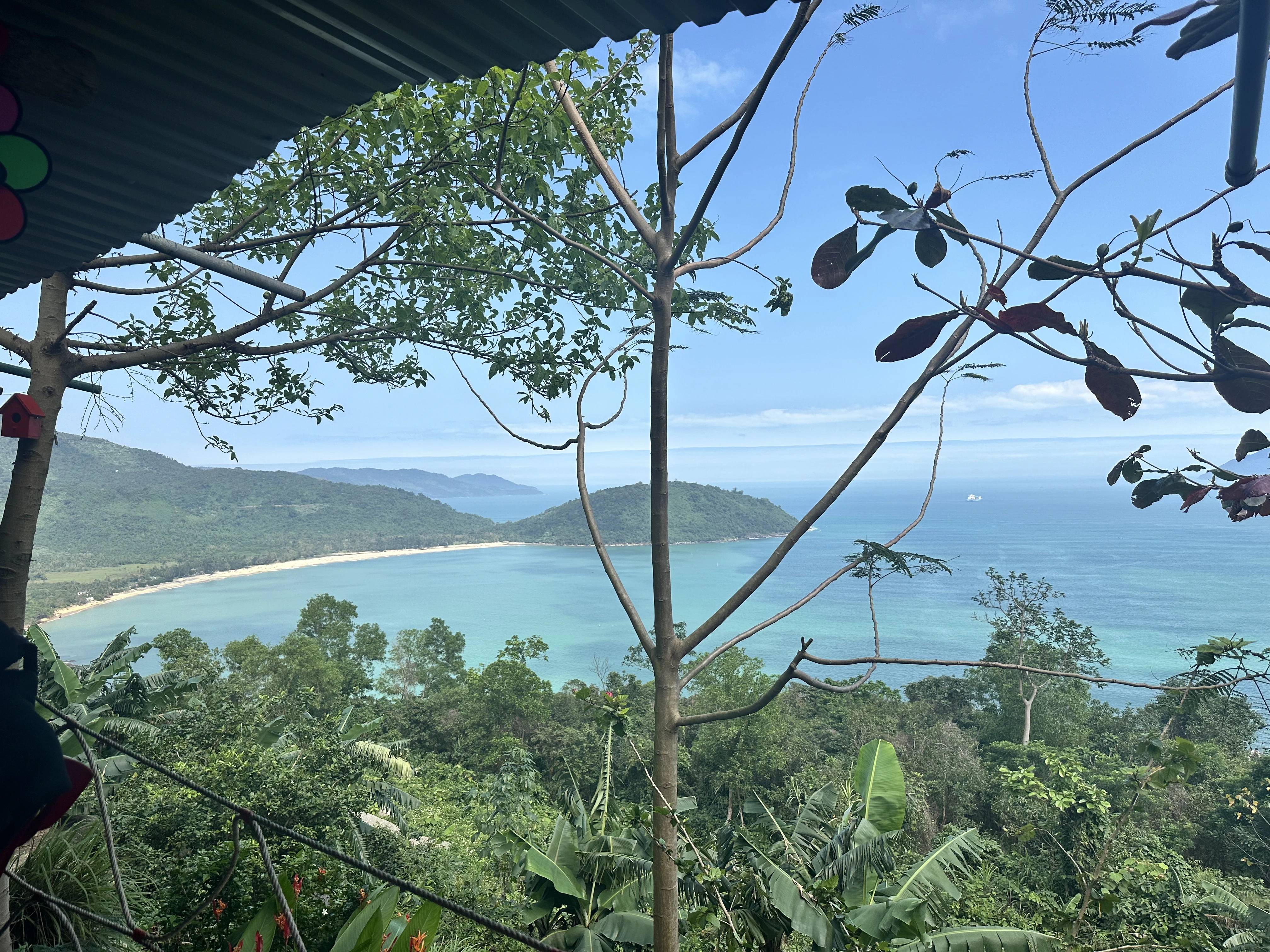 Lang Co Bay from Hai Van Pass